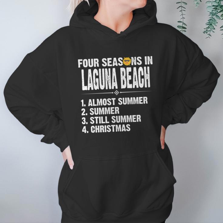 Funny Four Seasons In Laguna Beach Hot Summer 2020 Hoodie Gifts for Women