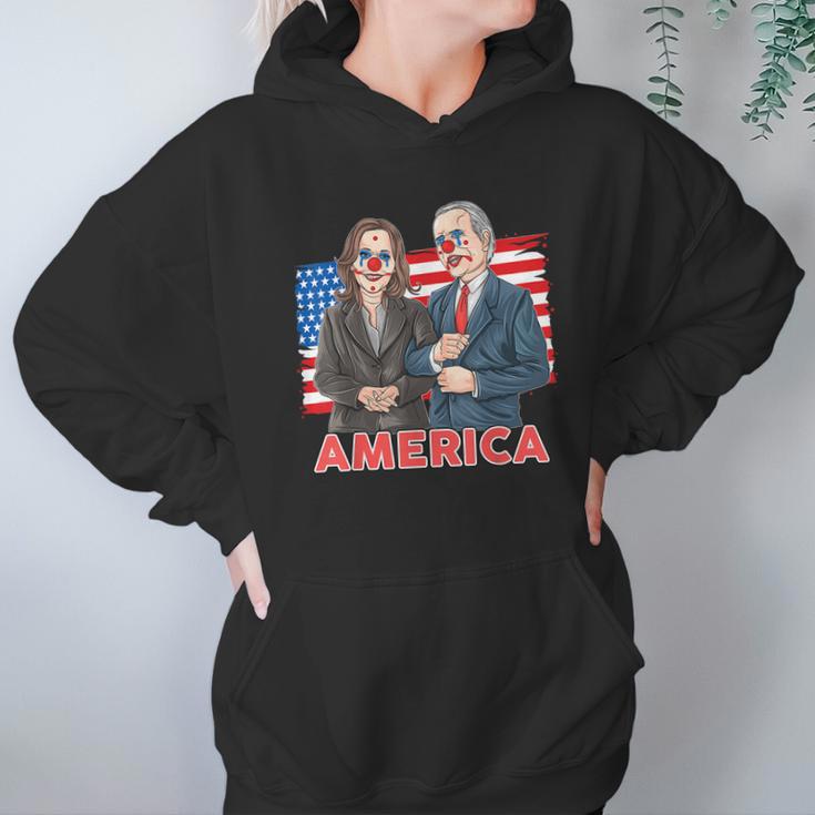 Funny Joe Biden Is A Democratic Clown Hoodie Gifts for Women