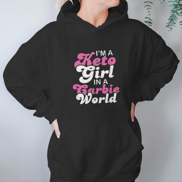 Funny Ketogenic Diet Keto Girl Carbie World Hoodie Gifts for Women