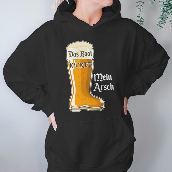 Funny Oktoberfest Das Boot Kicked Mein Arsch Hoodie Gifts for Women