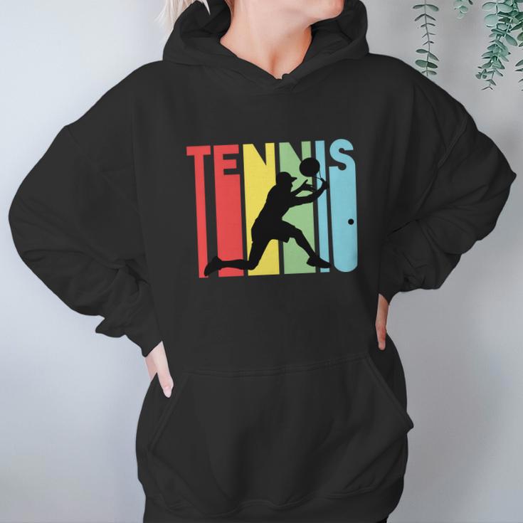 Funny Retro Tennis Logo Hoodie Gifts for Women