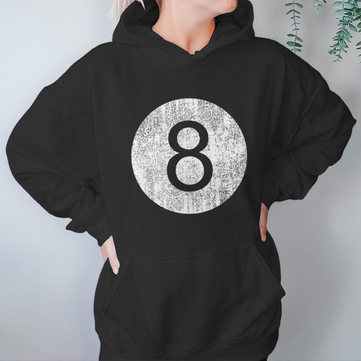 Funny Retro Vintage 8 Ball Logo Hoodie Gifts for Women