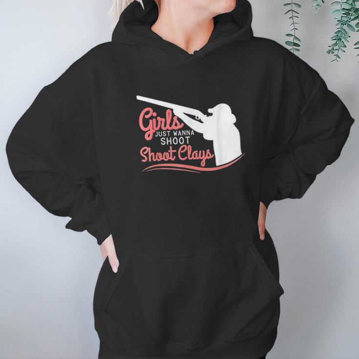 Funny Trap Skeet Just Wanna Clays Hoodie Gifts for Women