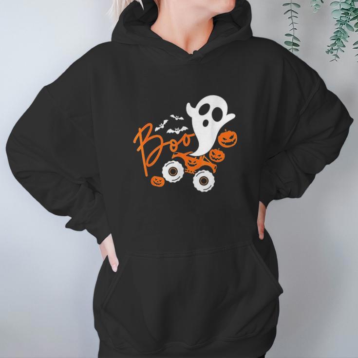 Ghost Rider Truck Monster Halloween Pumpkin Hoodie Gifts for Women