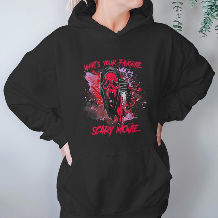 Ghostface Halloween Whats Your Favorite Scary Movie Hoodie Gifts for Women