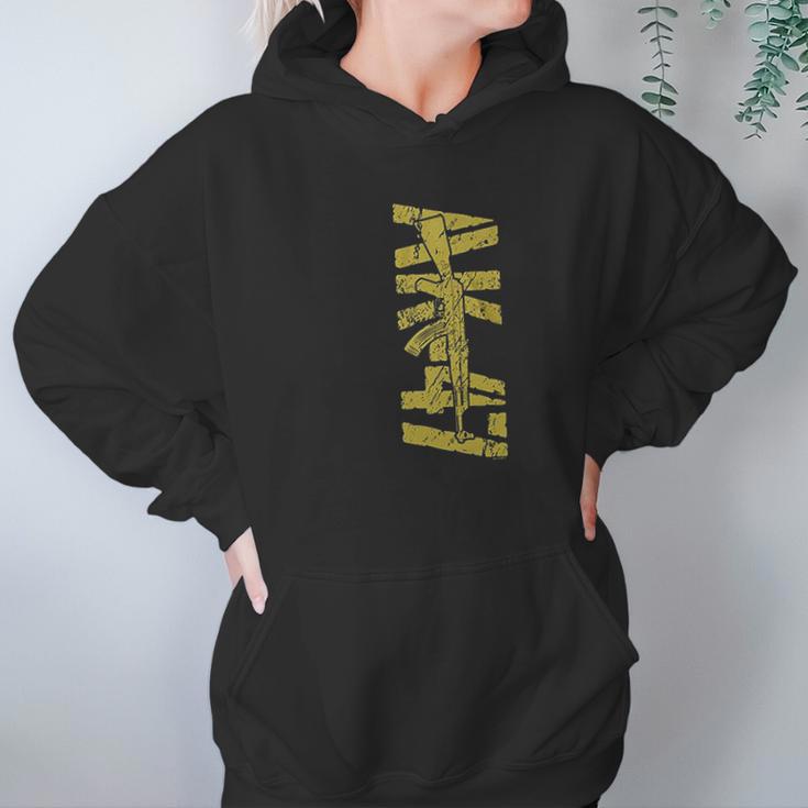 Gold Ak-47 2Nd Amendment Hoodie Gifts for Women