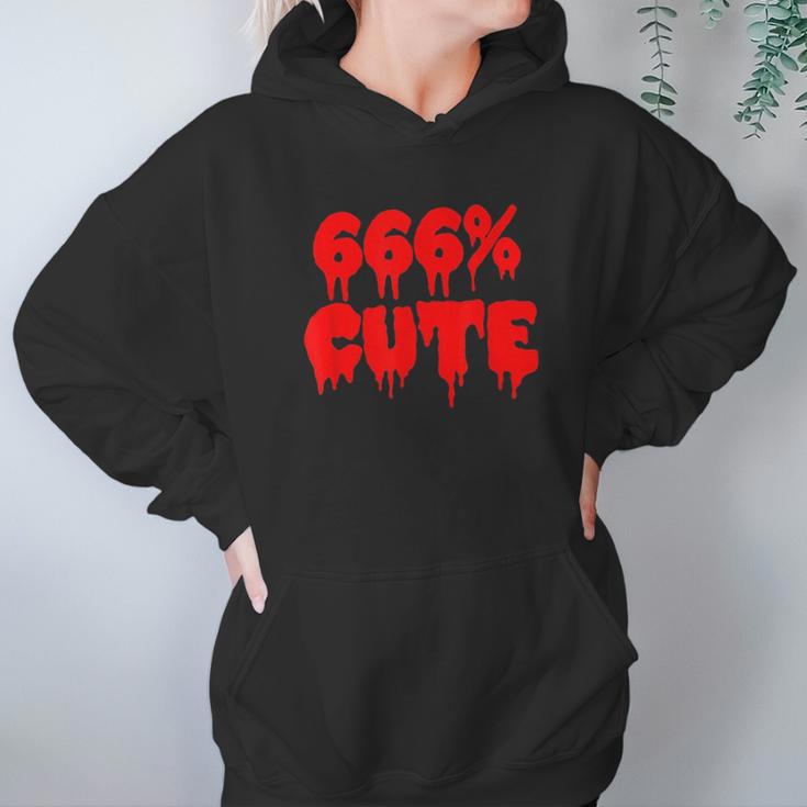 Goth Halloween 666 Cute Hoodie Gifts for Women