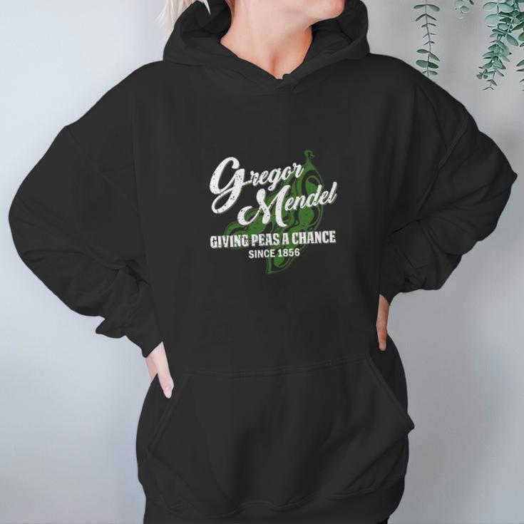 Gregor Mendel Giving Peas A Chance Since 1856 Hoodie Gifts for Women