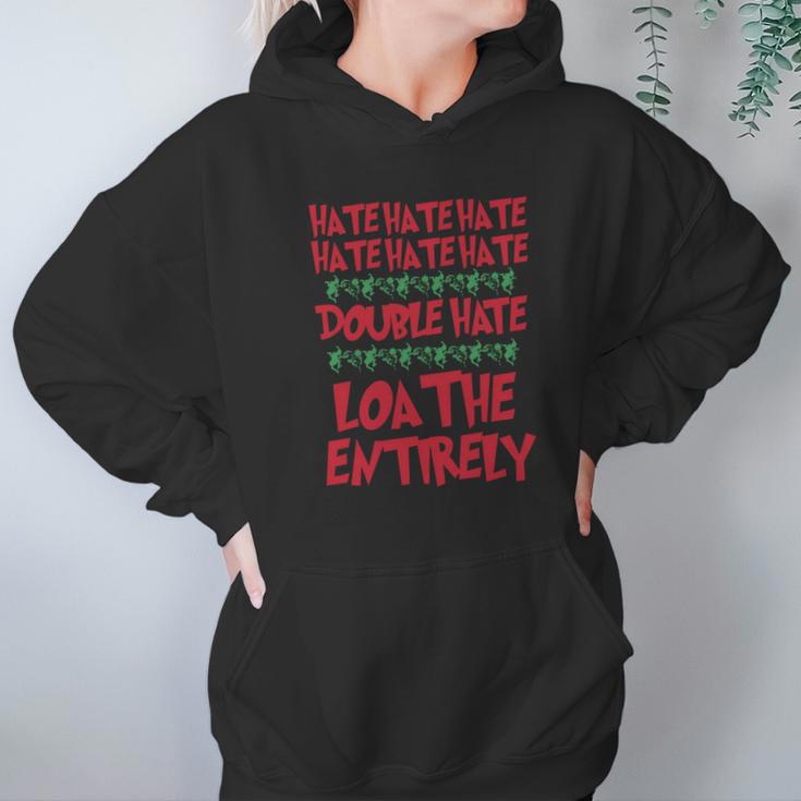 The Grinch The Grinch Grinch Hate Double Hate Hoodie Gifts for Women