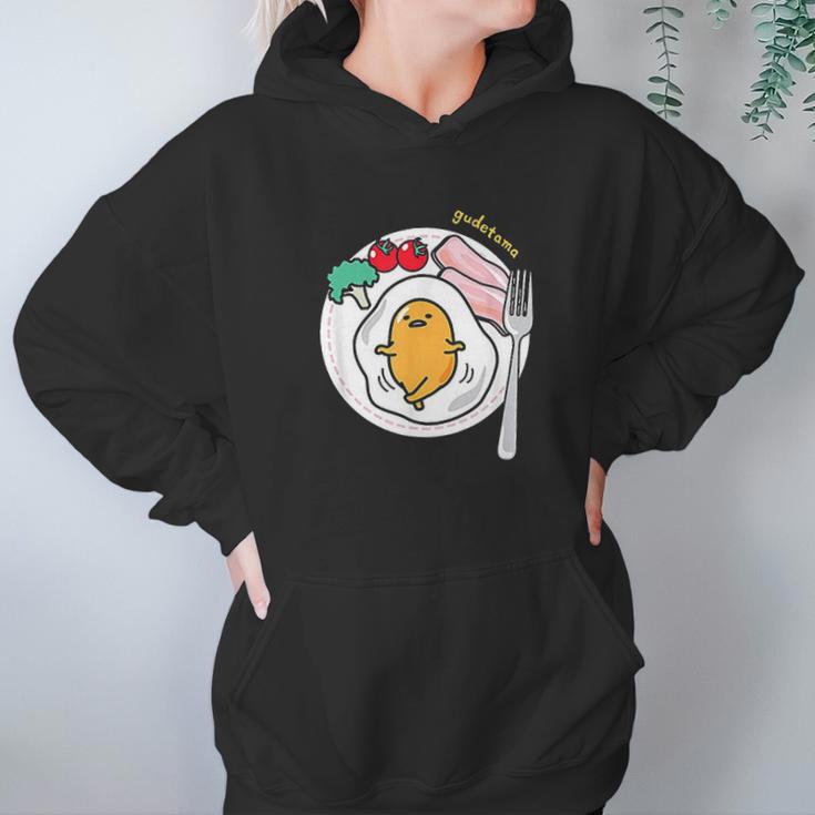 Gudetama Whatever Breakfast Plate Hoodie Gifts for Women