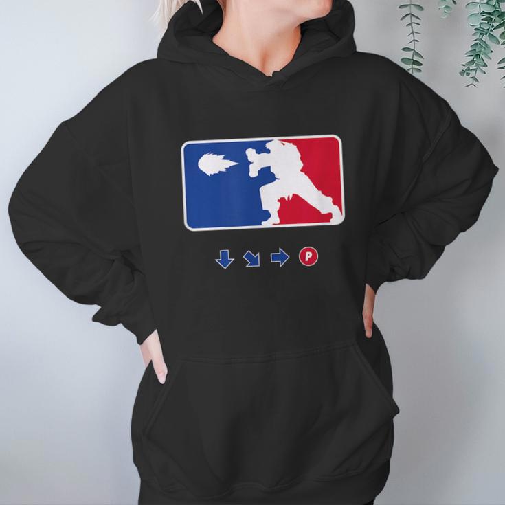 Hadouken Fighting Sports League Funny Arcade Gamer Hoodie Gifts for Women