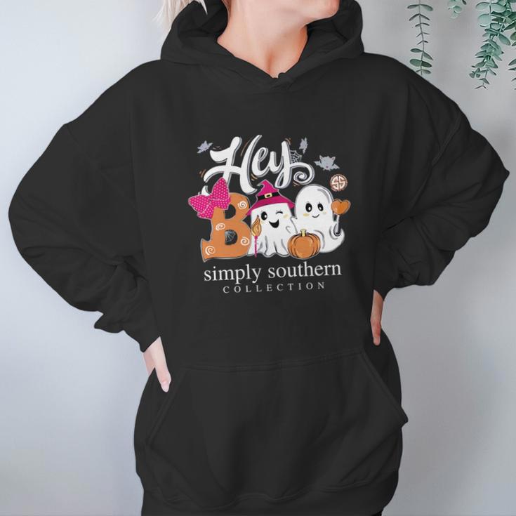 Halloween Hey Boo Simply Southern Collection Hoodie Gifts for Women