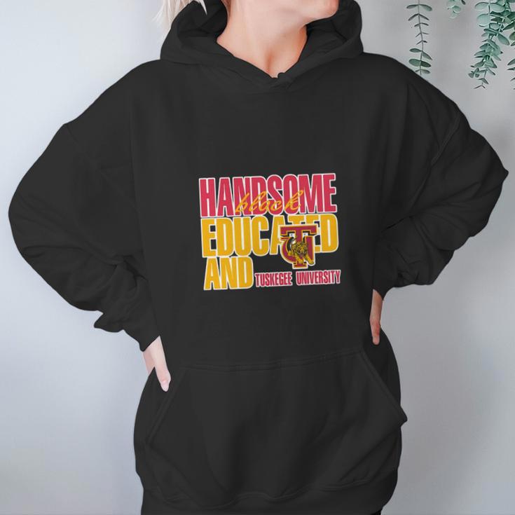 Handsome Black Educated And Tuskegee University Hoodie Gifts for Women