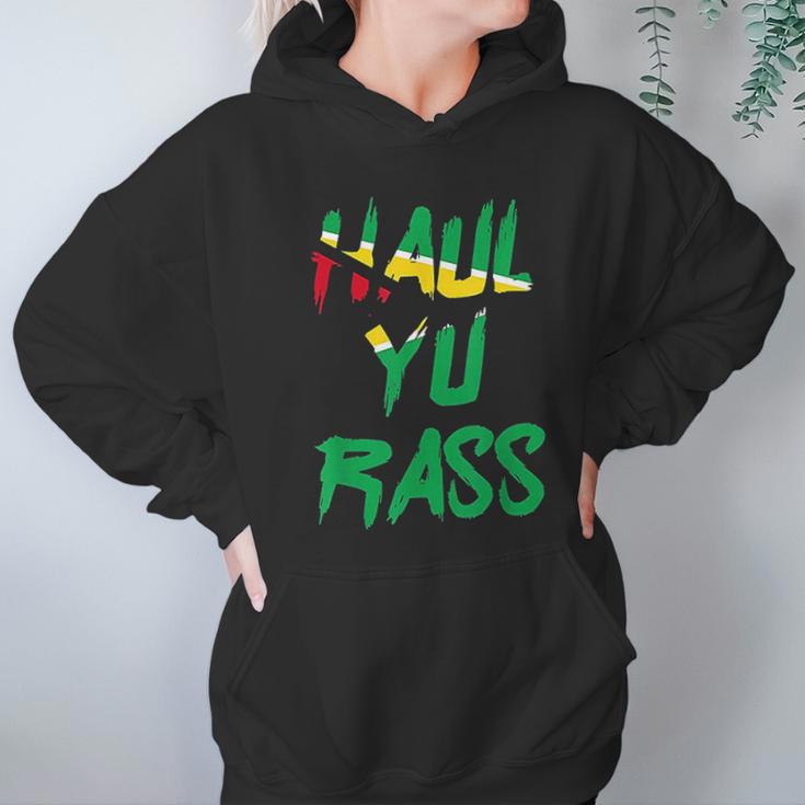 Haul Yu Rass Guyanese Guyana Afro Pride Creole Hoodie Gifts for Women