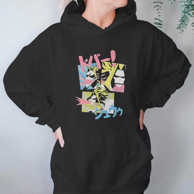 My Hero Academia All Might Blood Anime Manga Hoodie Gifts for Women