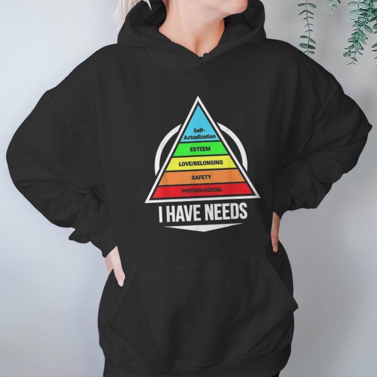 Hierarchy Of Needs Psych Hoodie Gifts for Women