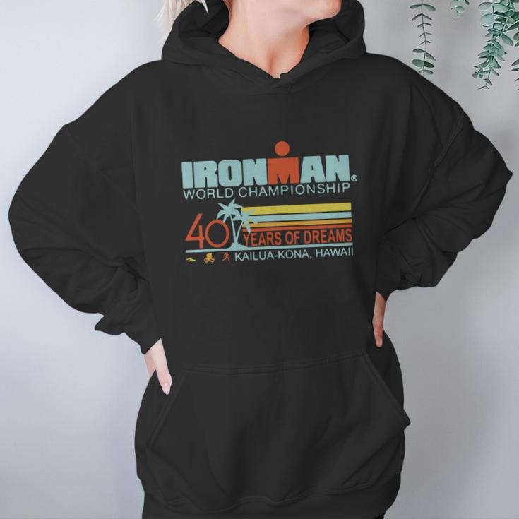 Ironman World Championship 40 Years Of Dreams Kailua-Kona Hawaii Hoodie Gifts for Women