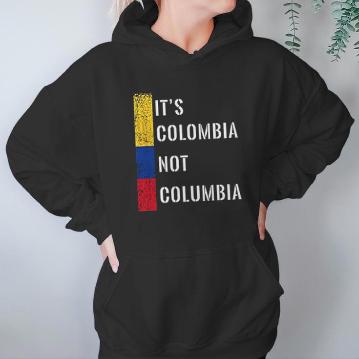 Its Colombia Not Columbia Cute Colombian Hoodie Gifts for Women