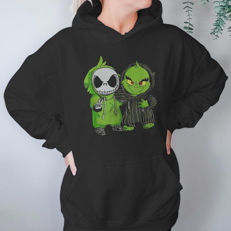 Jack & The Grinch Hoodie Gifts for Women