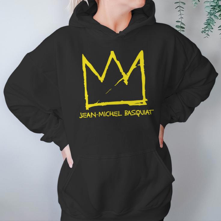 Jean Michel Basquiat Crown Art Hoodie Gifts for Women