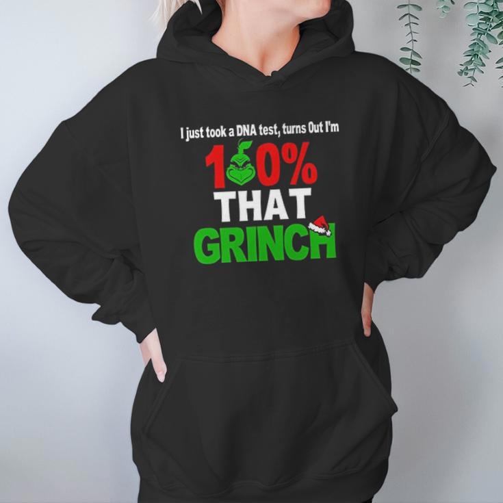 I Just Took A Dna Test Turns Out I Am 100 That Grinch Hoodie Gifts for Women