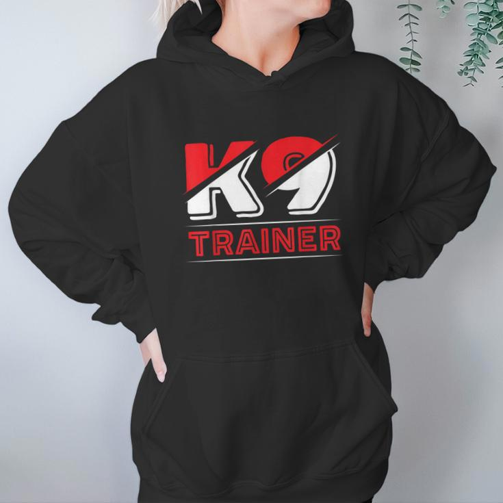 K9 Dog Trainer Doggy Training Puppy Handler K9 Unit Graphic Design Printed Casual Daily Basic Hoodie Gifts for Women