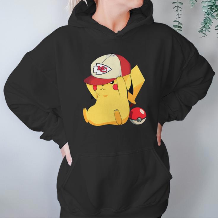 Kansas City Chiefs Pikachu Pokemon Shirt Hoodie Gifts for Women