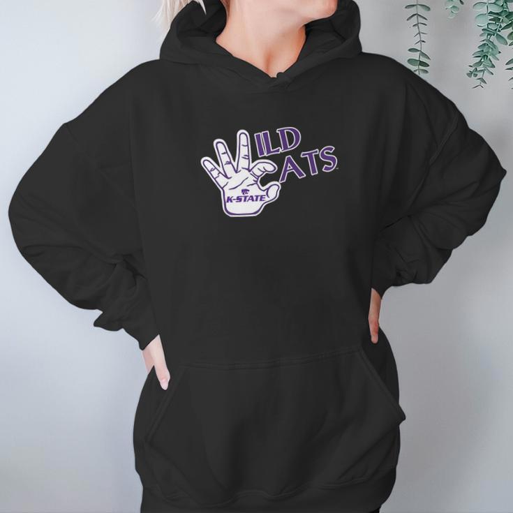 Kansas State Wildcats Foam Hand Apparel Hoodie Gifts for Women