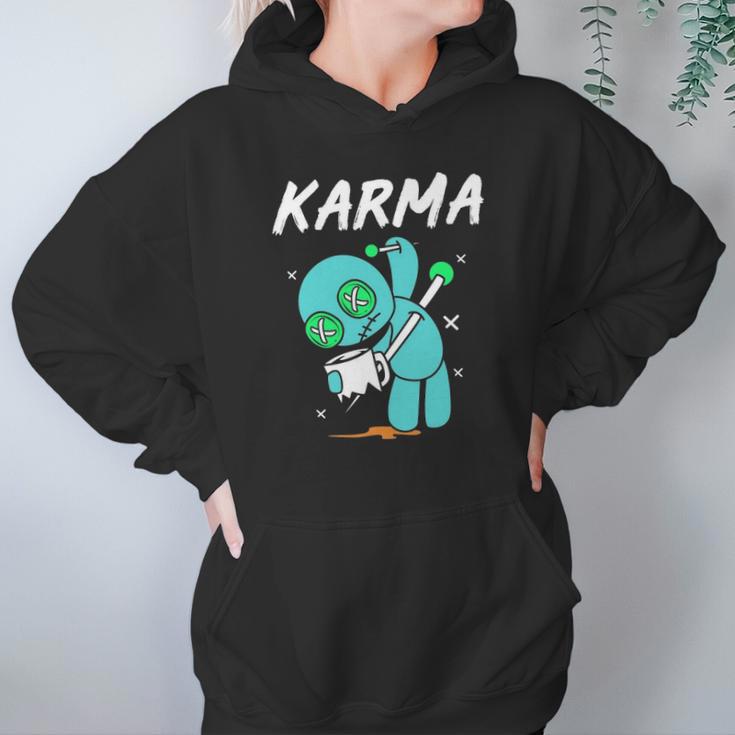 Karma Cute Anime Kawaii Pastel Goth Emo Punk Voodoo Doll Hoodie Gifts for Women