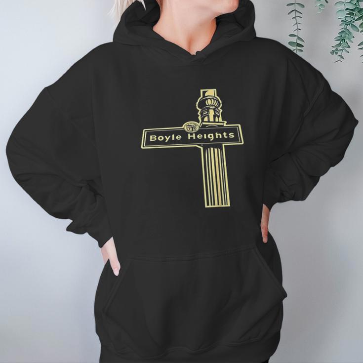 Lamp Post Boyle Heights Street Sign Street Hoodie Gifts for Women