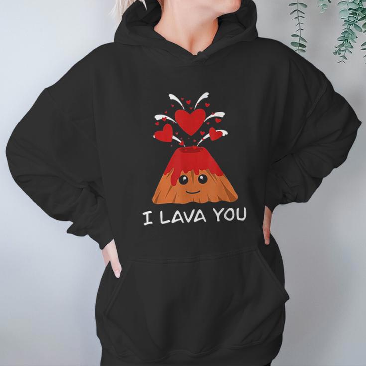 Lava Day Volcano Valentines Gift Funny Valentines Hoodie Gifts for Women