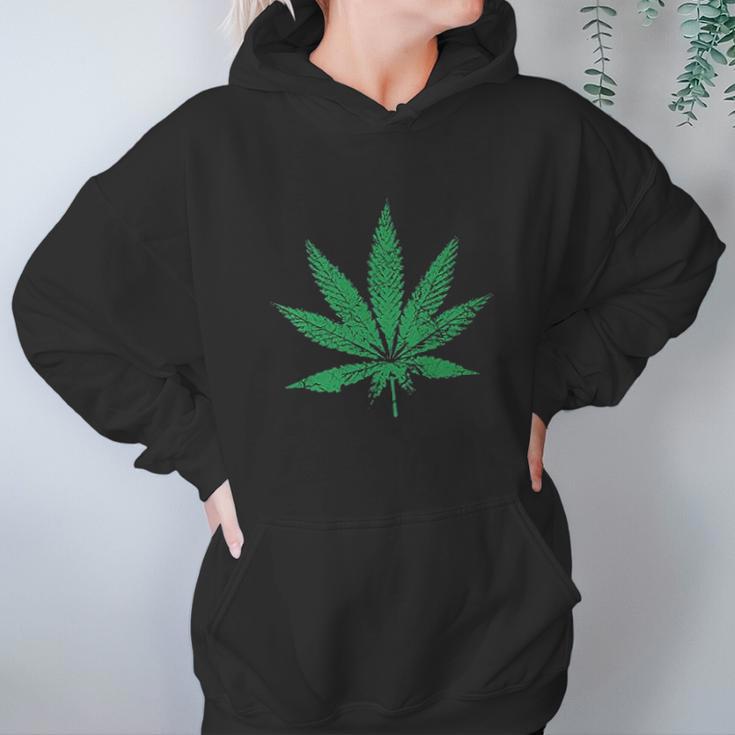 Leaf Faded And Distressed Pot Leaf Hoodie Gifts for Women