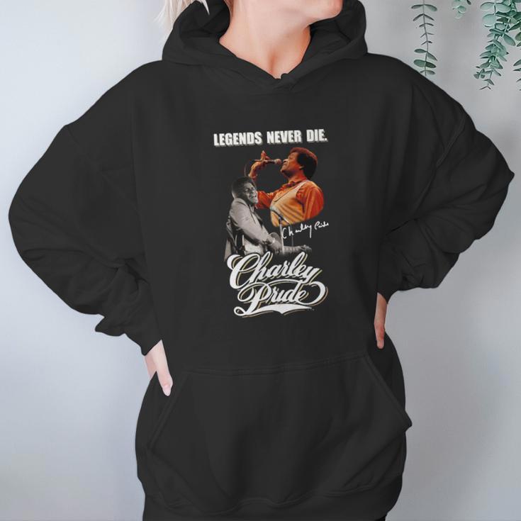 Legends Never Die Charley Pride Signature Hoodie Gifts for Women