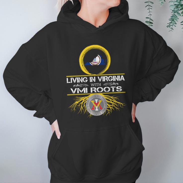 Living In Virginia With Vmi Roots Hoodie Gifts for Women