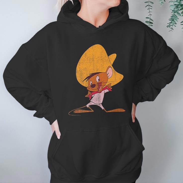 Looney Tunes Speedy Gonzales Red Hue Portrait Hoodie Gifts for Women