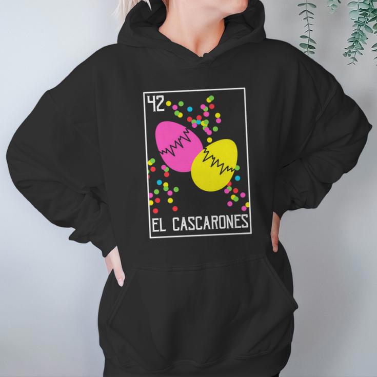 Loteria Easter Tee El Cascarones Confetti Eggs Mexican Hoodie Gifts for Women