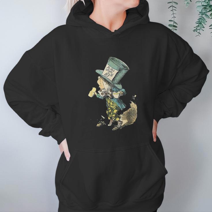 Mad Hatter Vintage Illustration Hoodie Gifts for Women