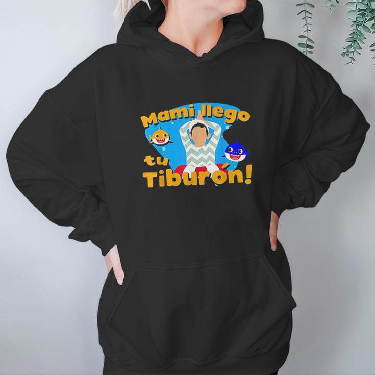 Mami Llego Tu Tiburon Safaera Reggaeton Gift Hoodie Gifts for Women