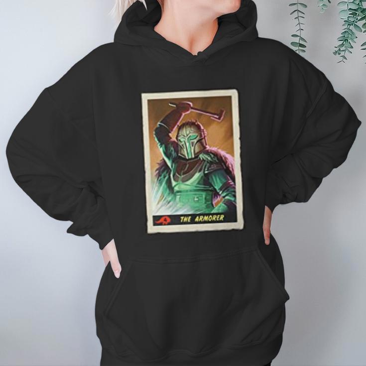 The Mandalorian The Armorer Trading Card Hoodie Gifts for Women