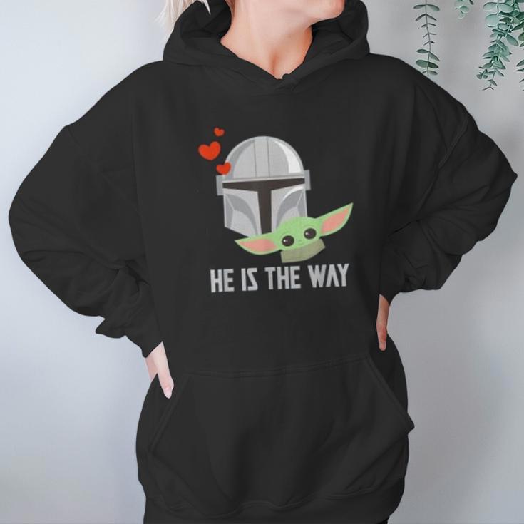 The Mandalorian And The Child He Is The Way Hoodie Gifts for Women