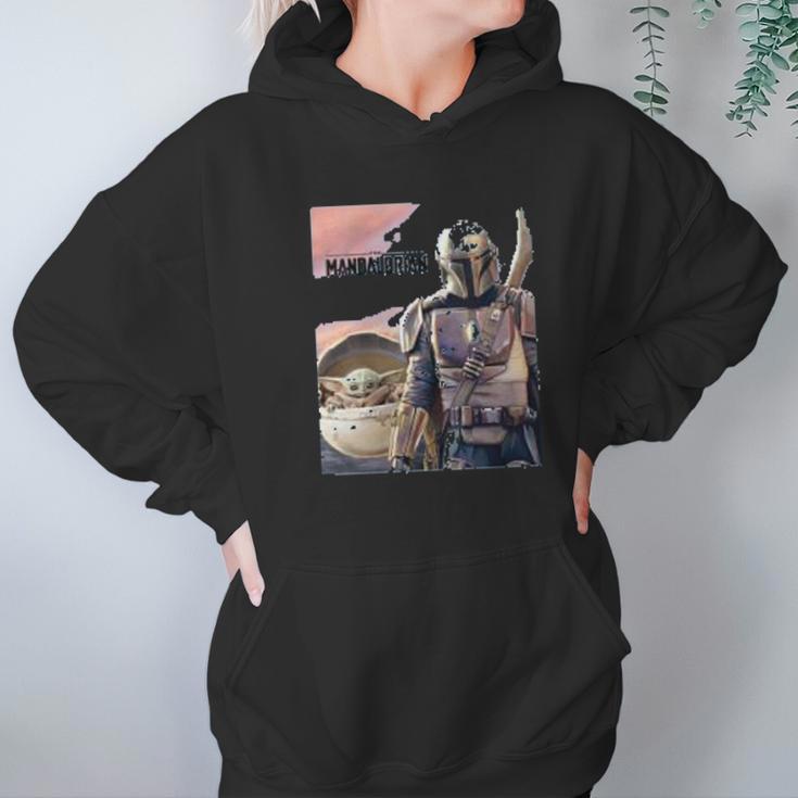 The Mandalorian The Child Painting Hoodie Gifts for Women