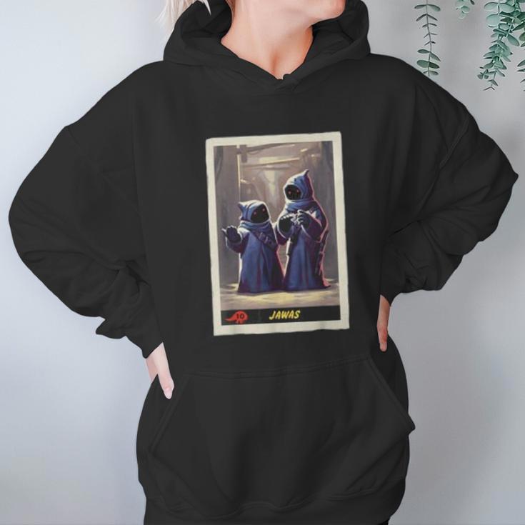 The Mandalorian Jawas Trading Card Hoodie Gifts for Women