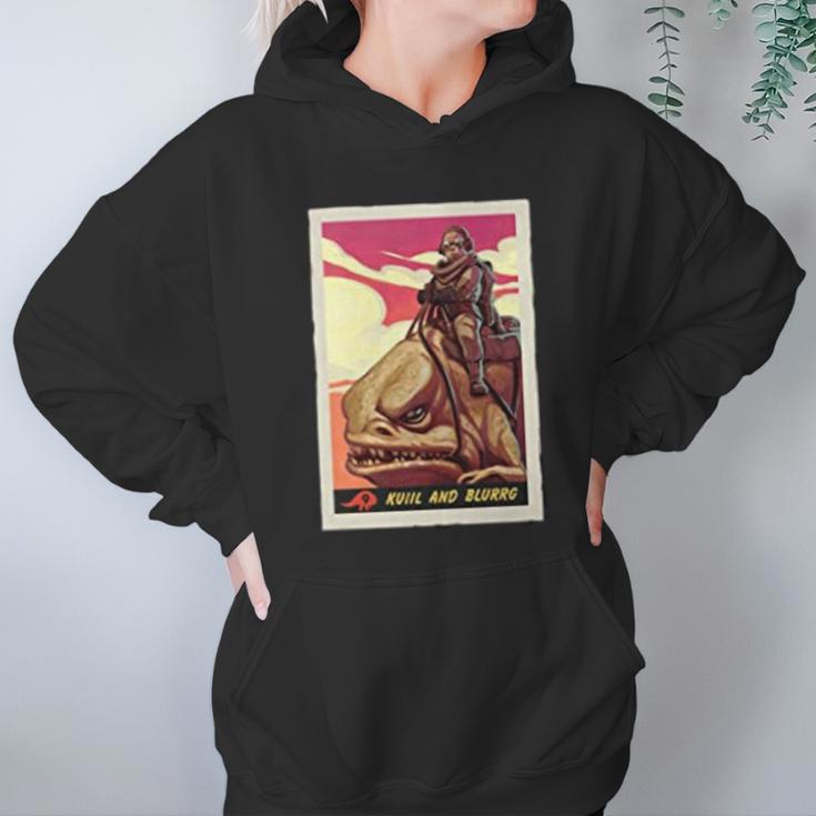 The Mandalorian Kuiil And Blurrg Hoodie Gifts for Women