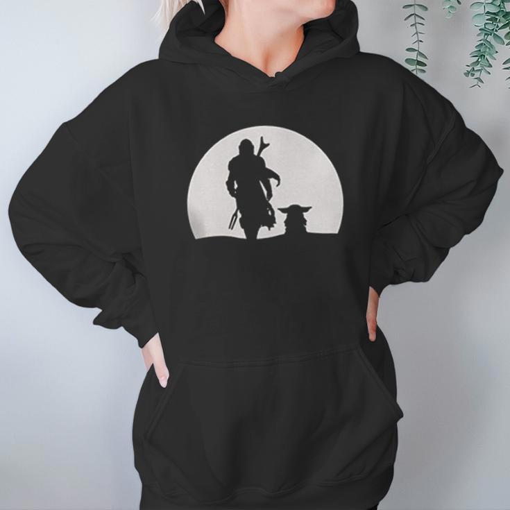 Mando Moon Mandalorian Hoodie Gifts for Women