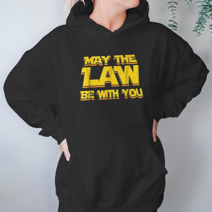 May The Law Be With You Funny New Lawyer Attorney Hoodie Gifts for Women