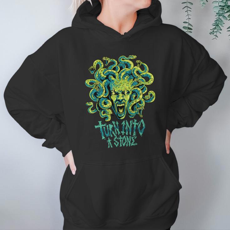 Medusa Monster Turn Into Stone Hoodie Gifts for Women