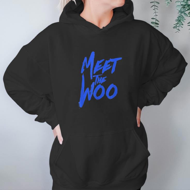 Meet The Woo For Hip Hop Music Fans Rap Lyrics Hoodie Gifts for Women