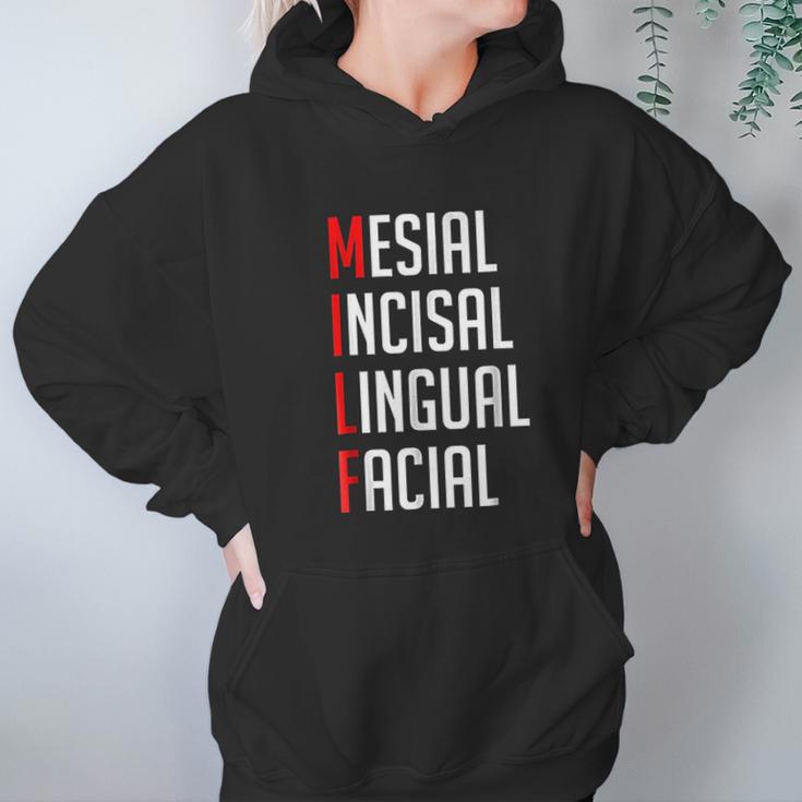 Mesial Incisal Lingual Facial Funny Dental Hoodie Gifts for Women