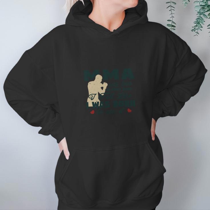 Mma Was Love At Fight Sight Hoodie Gifts for Women