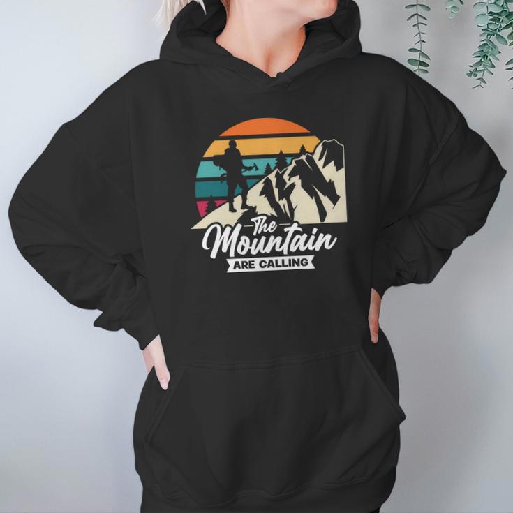 The Mountain Are Callingexplore Travel Lover Hoodie Gifts for Women